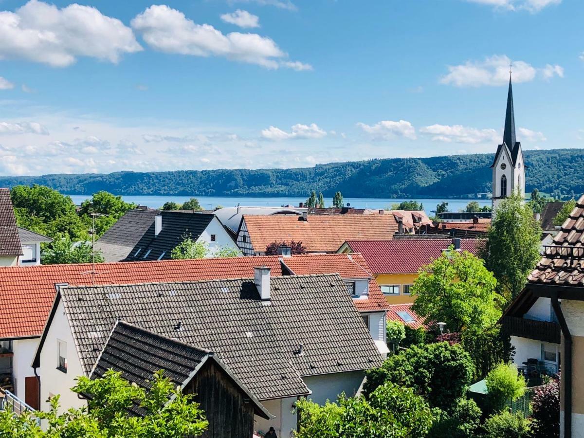 Fewo Seeperle Mit Seesicht Bodman-Ludwigshafen Luaran gambar